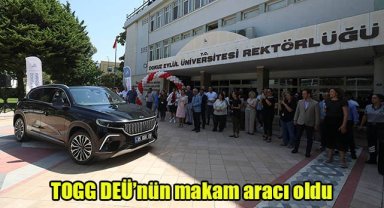 TOGG DEÜ’nün makam aracı oldu
