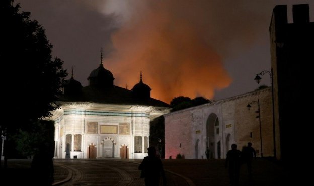Topkapı Sarayı’ndaki tarihi restoranda yangın