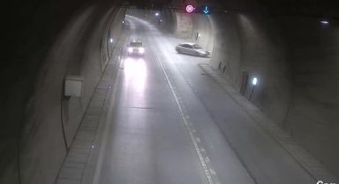 Tünelde sollama yaparken tünel duvarına çarptı