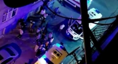 Yengesiyle kavga eden genç kız abisinden kaçmak için camdan atladı