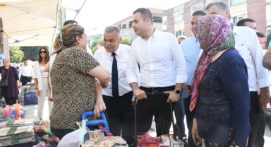 Ahmet Akın’dan Torbalı’ya çıkarma: Pazaryeri ve meydan proje alanını gezdi