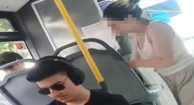 Ataşehir’de İETT otobüsünde akbil tartışması