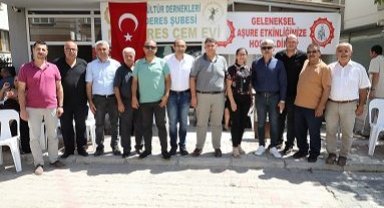 Başkan Özkan aşure etkinliğine katıldı: "Her zaman vatandaşlarımızın yanındayız"