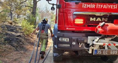 Çanakkale’deki yangına İzmir’den destek