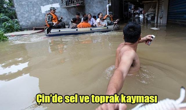Çin’de sel ve toprak kayması