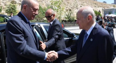 Cumhurbaşkanı Erdoğan ve Bahçeli görüşmesi sona erdi