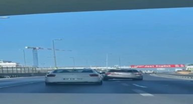 E-5 Karayolu’nda tehlikeli inatlaşma: Boş yolu paylaşamadılar