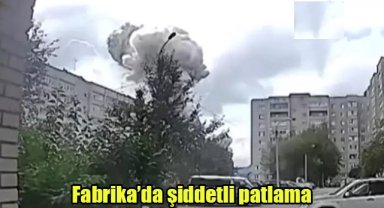 Fabrikada şiddetli patlama