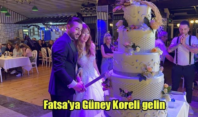 Fatsa’ya Güney Koreli gelin