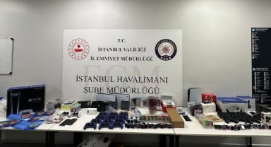 İstanbul Havalimanı’nda 1 milyon lira değerinde kaçakçılık operasyonu
