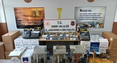 İzmir’de 180 bin adet boş makaron ele geçirildi