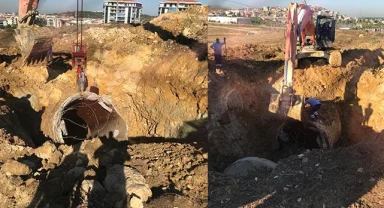 İZSU ekiplerinden Menemen’de yoğun mesai