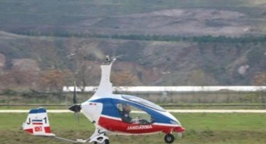 Jandarmadan ‘cayrokopter’ ile trafik denetimi