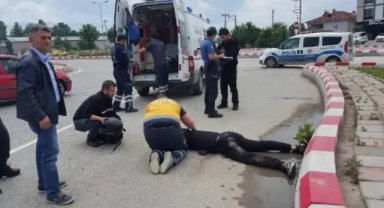 Köpeğe çarpmamak için dalçıktan düştü