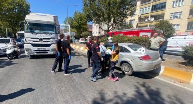 Lüleburgaz’da tır ile otomobil çarpıştı