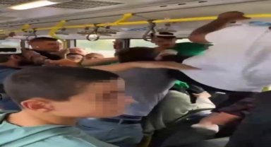 Metrobüste yer verme tartışması ‘uçan tekmeli’ kavgaya dönüştü