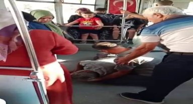 Otobüs şoförü saniyelerle yarıştı: Fenalaşan yolcuyu hastaneye yetiştirdi