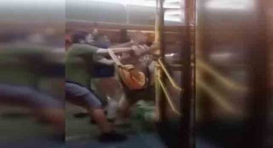 Otobüste bana çarptın kavgası