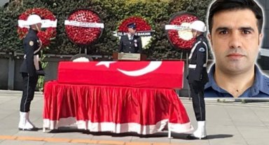 Şehit polis Hakan Telli için resmi tören düzenlendi