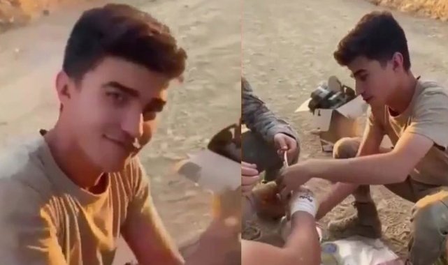 Şehit Uzman Çavuş Kemal Özek’ten geriye kalan görüntüler duygulandırdı