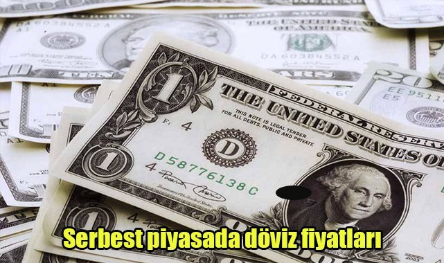 Serbest piyasada döviz fiyatları