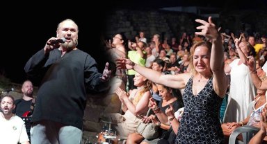 Sığacık'ta yaz sohbetleri devam ediyor: Kaleiçi Hakan Aysev'le coştu