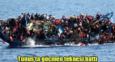 Tunus’ta göçmen teknesi battı