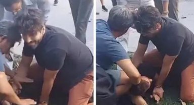 Ünlü oyuncu yakaladığı kapkaççıyı polise teslim etti