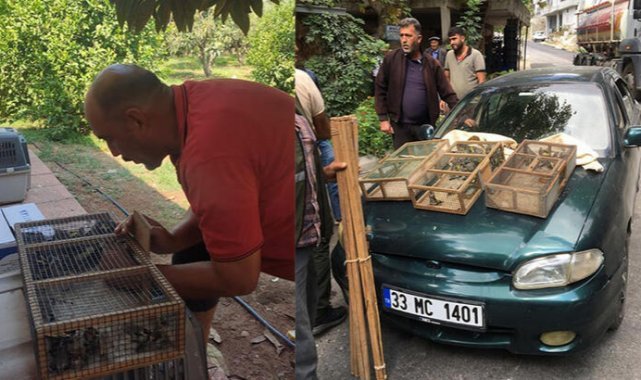 30 saka kuşu avına 73 bin lira ceza