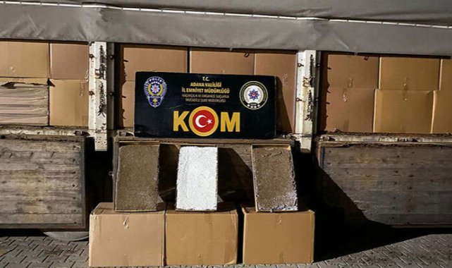 Adana'da kaçak doldurulmuş 8 milyon 235 bin adet sigara ele geçirildi