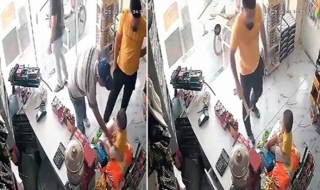 Bebeğini taciz ettiğini öne sürdüğü kişiyi dövdü