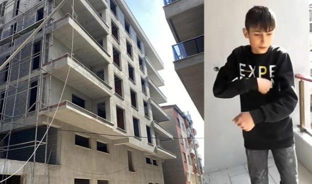 Çalıştığı inşaattan düşen liseli Zekai öldü