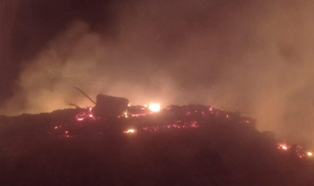 Çorum’da köyde yangın; 2 ev ile samanlık kullanılamaz hale geldi