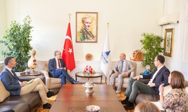 Danimarka Büyükelçisi’nden Başkan Soyer’e ziyaret