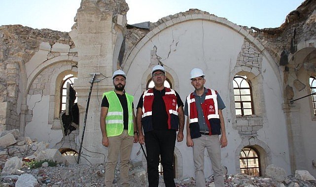 Depremde yıkılan Adıyaman Ulu Cami’de restorasyon başladı