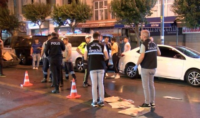 Esenler'de motosikletin çarptığı kadın ağır yaralandı
