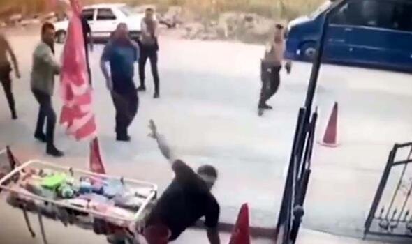 Hırsızlık şüphelisi bacaklarından vurularak yakalandı