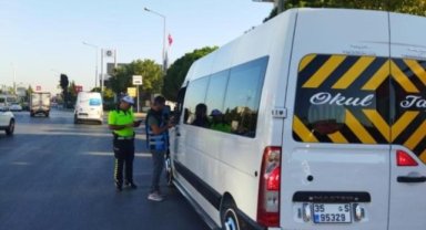 İzmir'de okul servisi denetimlerinde 124 sürücüye ceza