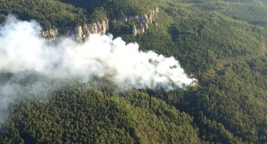 Karabük’te orman yangını