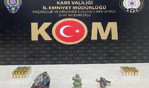 Kars&#039;ta tarihi eser kaçakçılığı operasyonu