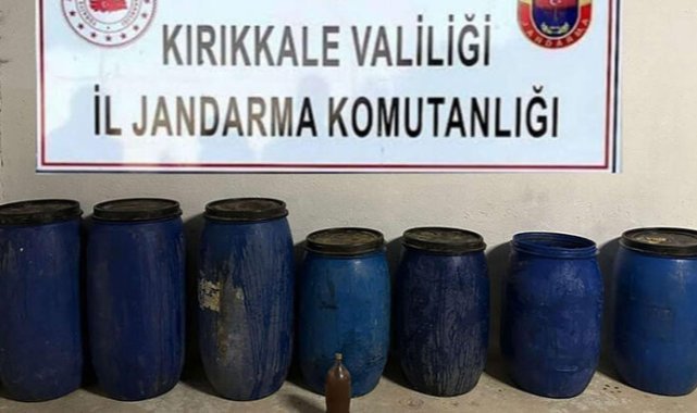 Kırıkkale'de 650 litre sahte içki ele geçirildi