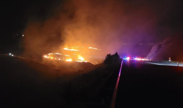 Malatya’da yangın paniği