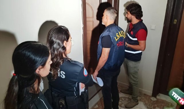 Mersin'de günlük kiralık ev ve tesislere operasyonda 17 gözaltı