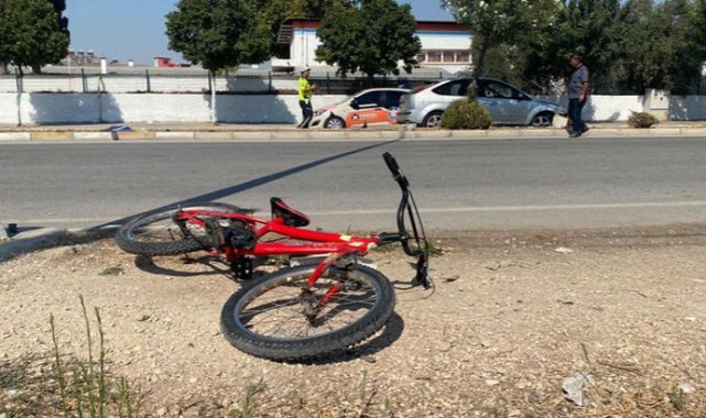 Otomobilin çarptığı bisikletli çocuk öldü