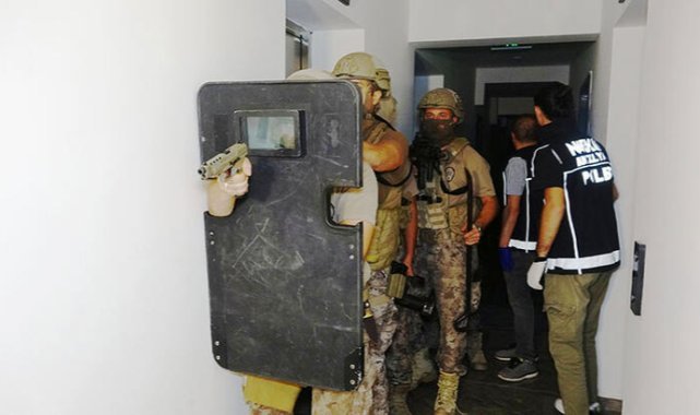 Rezidanstaki dairede 50 kilo eroin ele geçirildi