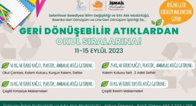 Seferihisar’da “Sıfır Atık” seferberliği: Birbirinden güzel armağanlar