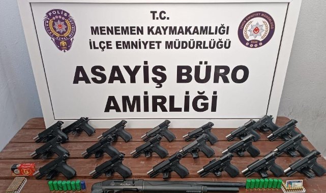Suç makinesi sahte kimlikle silah ticareti yaparken yakalandı