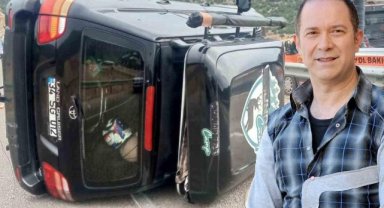 Sümer Ezgü Antalya’da kaza geçirdi