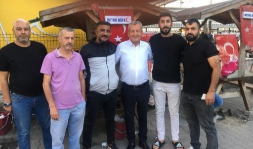 Tahir Şahin Menemen'de saha çalışmalarını hızlandırdı