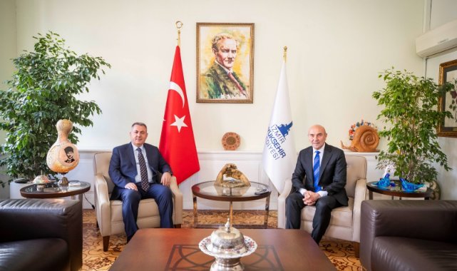 Vali Elban Başkan Soyer’e iade-i ziyaret yaptı
